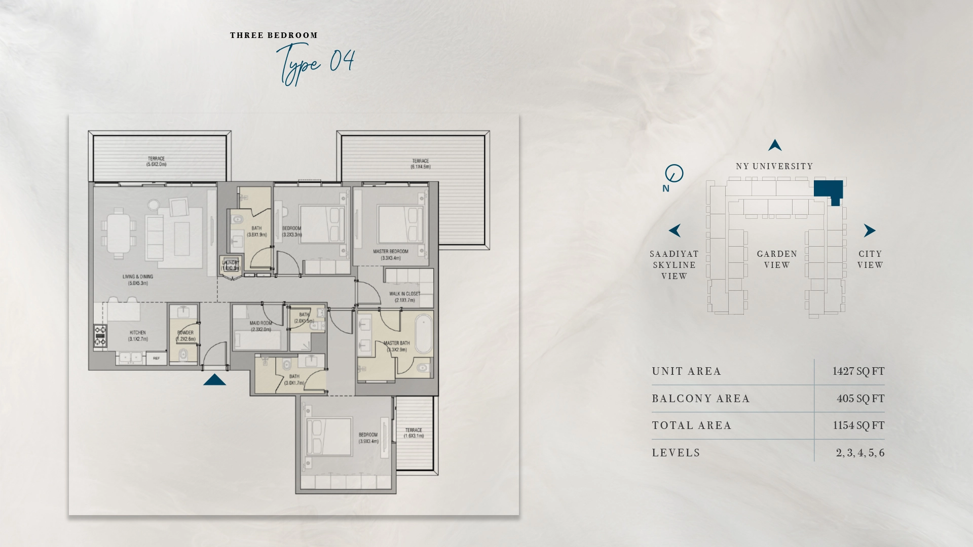 3 BR - Type C